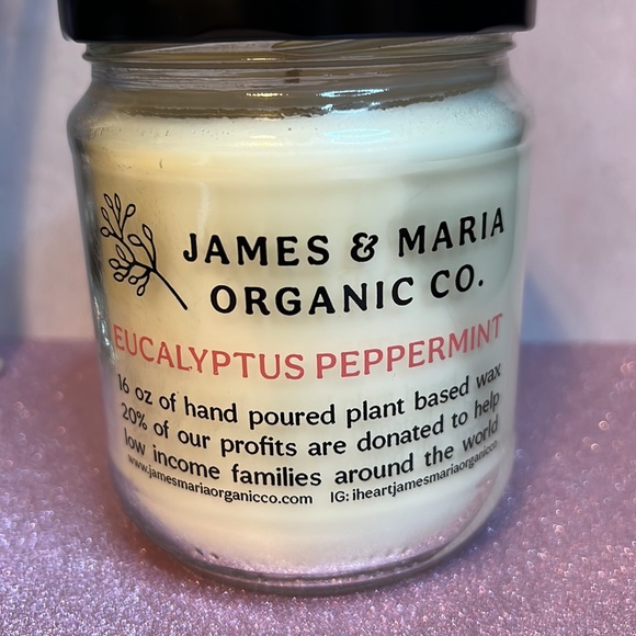 James & Maria Organic Co. 16oz Candles- Includes one of each of 3 Scents🕯 NWT - Picture 6 of 9